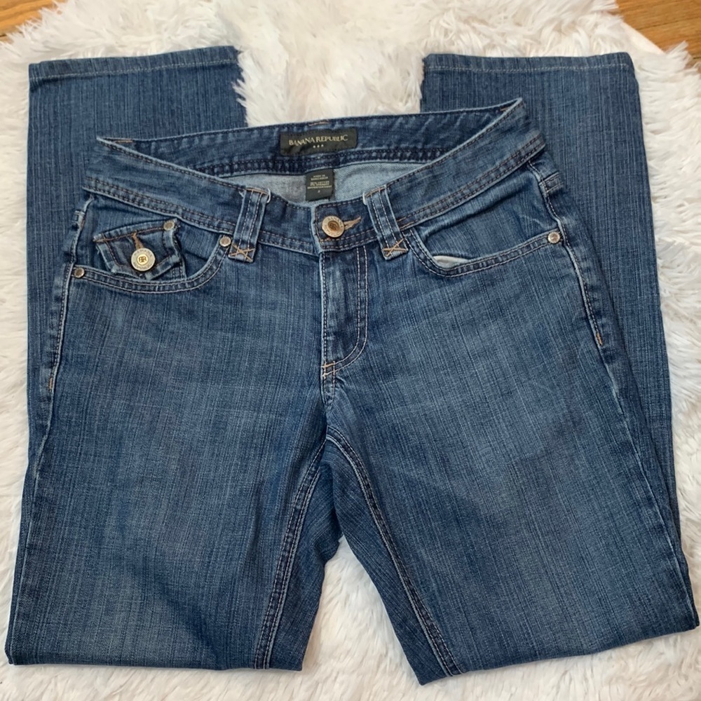 Banana Republic Factory Mini Boot Cut Ankle Jeans